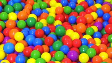 Learn colors for kids with balls